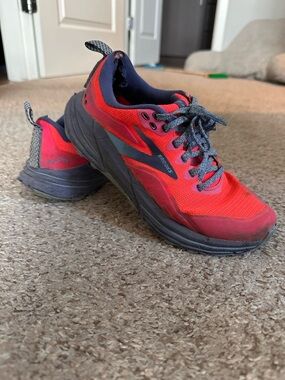 Brooks pink and purple Trail Running Shoes